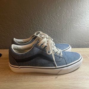 Vans Old Skool Denim Women’s 8 Shoes